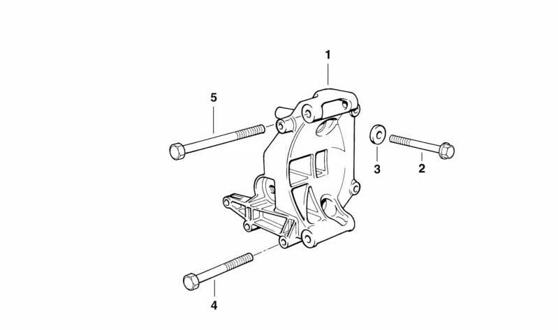 OEM 12311739514 Lichtschutzhalter für BMW E36, E34. Original BMW.