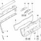 Cubierta plastico inferior cristal trasero protectora para BMW Serie 3 E46 touring. Original BMW.