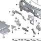 Aislamiento Acústico del Capó para BMW X5 F95, G05, G18, X6 F96, G06 (OEM 51487189921). Original BMW