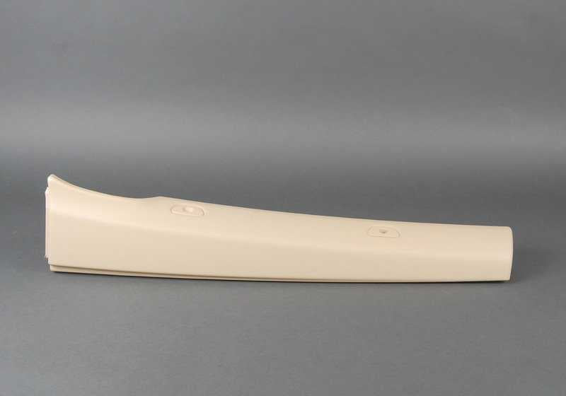 Revestimiento antepecho trasero beige crema para BMW Serie 3 Cabrio E93. Original BMW