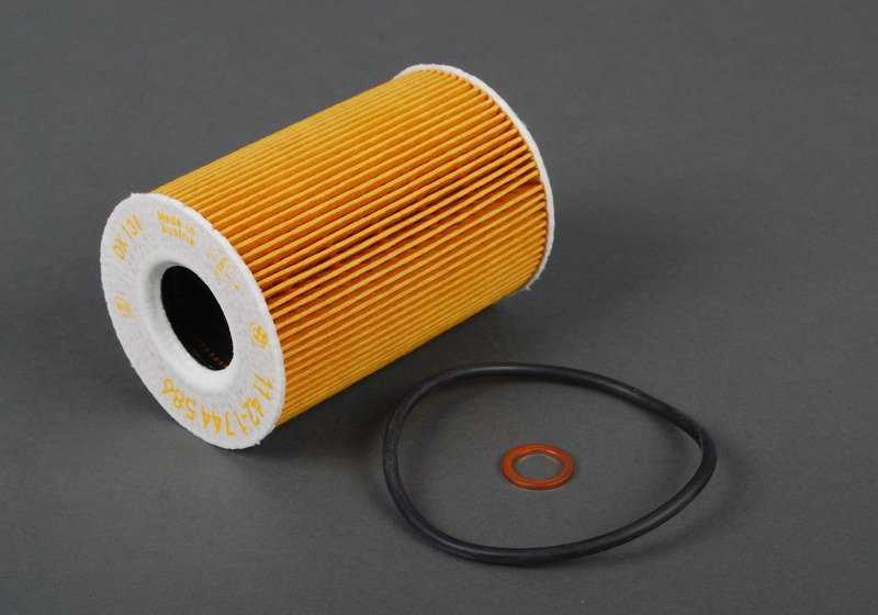 Filtro de aceite OEM 11421744586 para BMW E21, E30, E12, E28, E34, Z1. Original BMW.