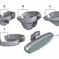 Juego de Cubiertas para el Pie del Espejo para BMW E81, E82, E87N, E88, E90N, E91N, E92, E92N, E93, E93N, E84, E89 (OEM 51169219140). Original BMW