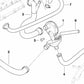 Tubo de ventilación OEM 11157532629 para BMW E36, E46, E39, E60, E61, E65, E66, E83, Z3, E85. Original BMW.