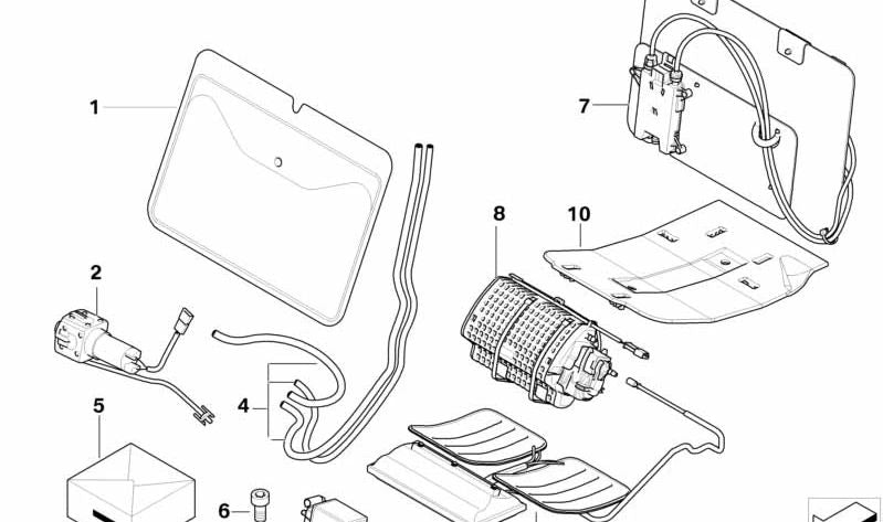 Bomba para BMW Serie 5 E60, E61, F07, F10, F11, Serie 7 E65, E66, F01, F02, X5 E70, X6 E71 (OEM 52109122586). Original BMW