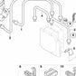 Pasamuros de goma para BMW Serie 3 E36, E46, Serie 7 E65, E66, X3 E83 (OEM 34331161163). Original BMW