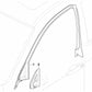 Front Right Door Window Frame Cover for BMW E90, E90N, E91, E91N (OEM 51337171202). Original BMW.