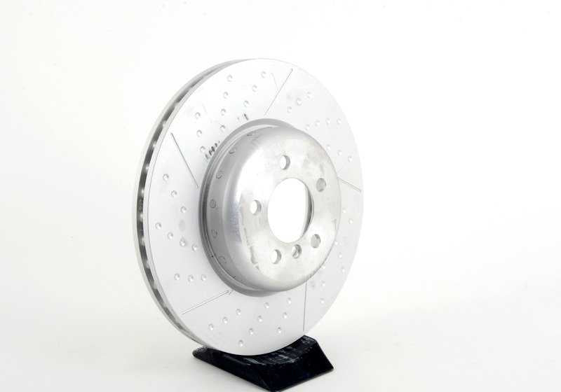 Disco freno ventilado perforado delantero. 370X30 para BMW F2x F3x. Original BMW