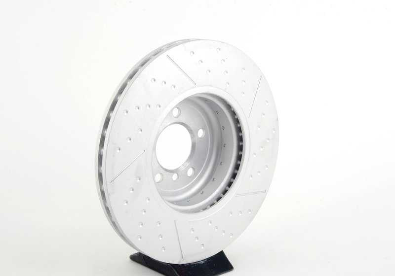 Disco freno ventilado perforado delantero. 370X30 para BMW F2x F3x. Original BMW