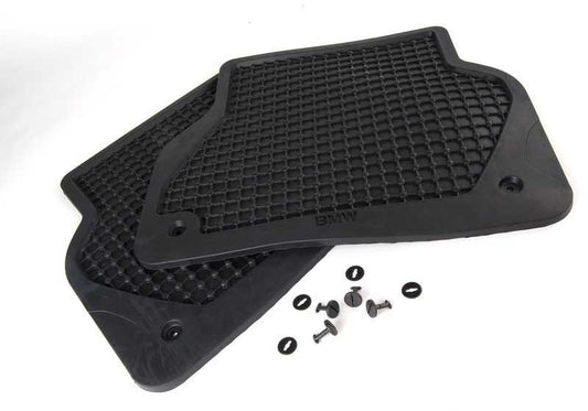 Juego de alfombrillas de goma traseras para BMW Serie 5 E39 (OEM 82559405044). Original BMW