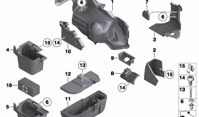 OEM 51479179613 Puardobjetos für BMW Z4 E89. Original BMW.