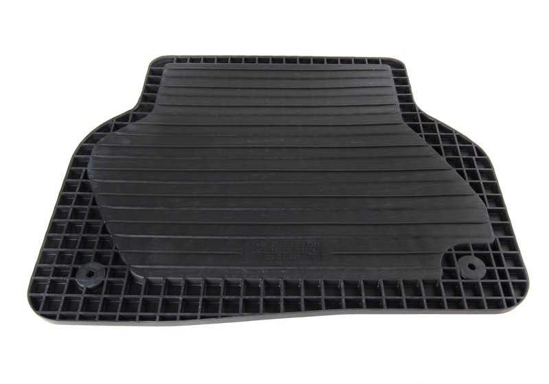 Juego de alfombrillas de goma traseras para BMW Serie 5 E39 (OEM 82559405044). Original BMW