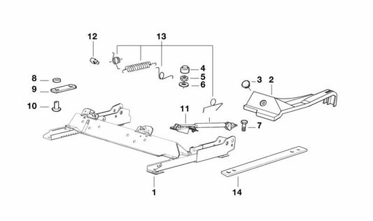 Juego de muelles OEM 52108171805 para BMW E36. Original BMW.