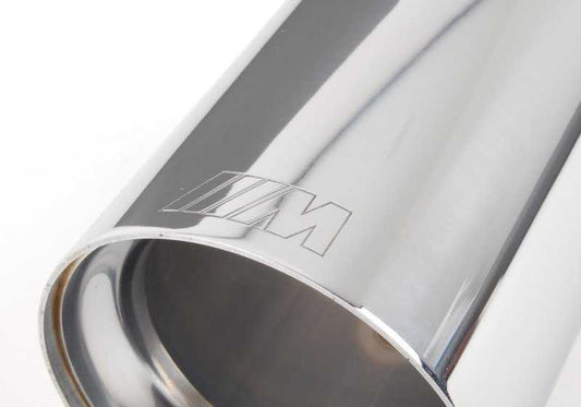 "M PERFORMANCE" chrome exhaust pipe molding for BMW F22, F23, F30, F31, F34 GT, F32, F33, F36, F10, F11, F06, F12, F13. Genuine BMW