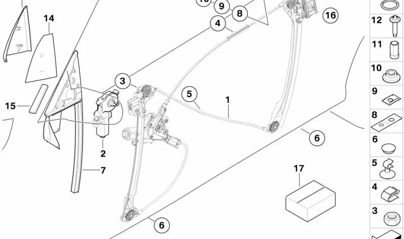 Buchse para BMW E46 (OEM 51338254625). Original BMW.