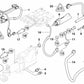 Return line for BMW E60, E61N, E63, E64 (OEM 23017838942). Original BMW