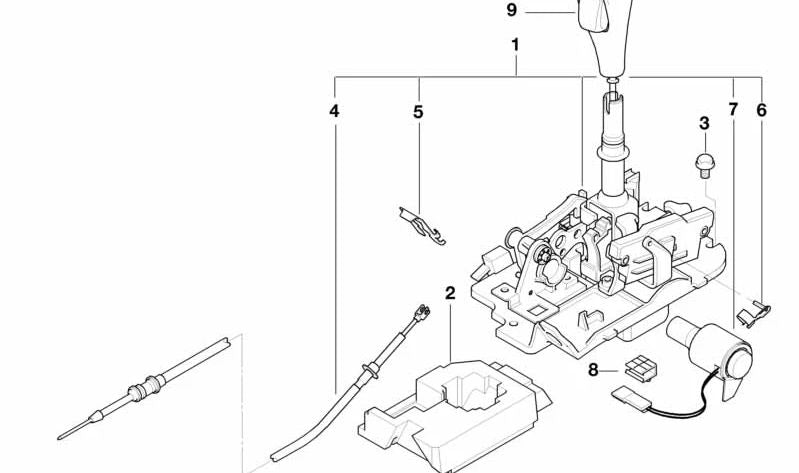 Cambio Steptronic SMG para BMW E36 (OEM 25162228400). Original BMW