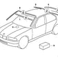 Junta Goma Inferior Cristal Trasero Para Bmw E36 . Original Recambios