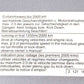 Placa de advertencia sobre instrucciones de rodaje para BMW Serie 3 E21, E30, E36, Serie 5 E12, E28, Serie 6 E24, Serie 7 E23, E32, E38, Serie 8 E31 (OEM 51142121181). Original BMW