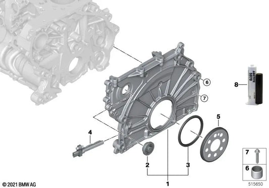 Selo do eixo 90X104X8.5 para BMW F40, F44, F45N, F46N, G42, U06, G20, G20N, G21, G21N, G28, G28N, G22, G23, G26, G30, G30N, G31, G31N, G60, G32, G32N, G11N, G12N, G70, G14, G15, G16, F48, F48N, U11, F39, G01, G01N, G02, G02N, G05, G05N, G06, G06N, G07, G0