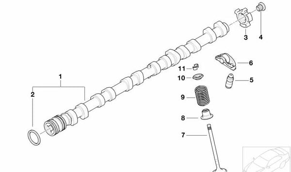 Tornillo de cabeza hexagonal interior para BMW Serie 5 E60, E61, Serie 6 E63, E64, Serie 7 E65, X5 E53, E70 (OEM 11367539927). Original BMW