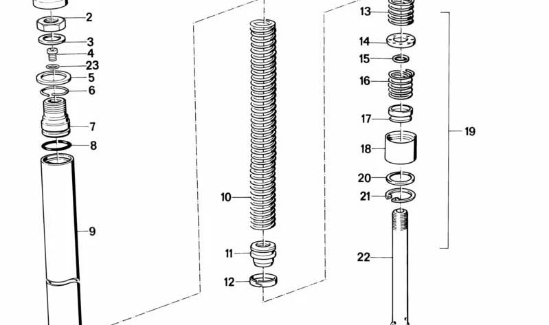 Tornillo de cierre OEM 31422312163 para BMW (Modelos compatibles: E36, E46, E90, E91, E92, E93, F30, F31, F32, F33, F34, G20, G21). Original BMW.