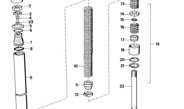 Tornillo de cierre OEM 31422312163 para BMW (Modelos compatibles: E36, E46, E90, E91, E92, E93, F30, F31, F32, F33, F34, G20, G21). Original BMW.