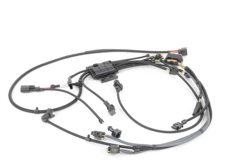 Engine Sensor Wire Harness for BMW 1 Series E82, E88, 3 Series E90N, E91N, E92N, E93N, X5 E70N, X6 E71 (OEM 12517635393). Genuine BMW.