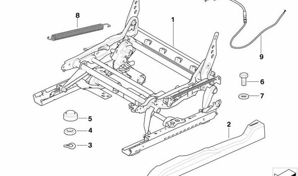 Cubre tornillos OEM 52107131041 para BMW E63, E64. Original BMW.