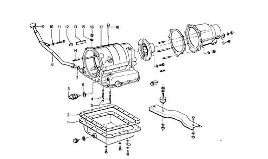 OEM 24351201567 Chave de embreagem para BMW {E30, E36, E34, E32, E31, Z3}. BMW original.