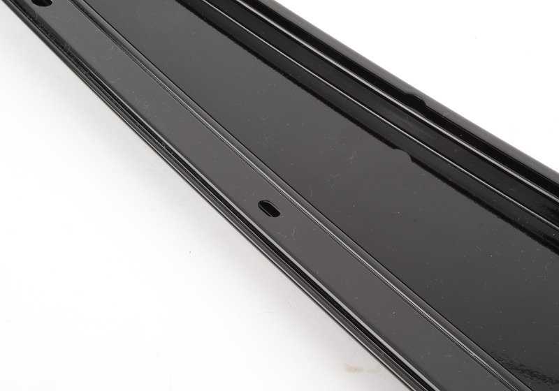 Rear left door B-pillar window frame moulding for BMW E70, E70N (OEM 51357207835). Original BMW.