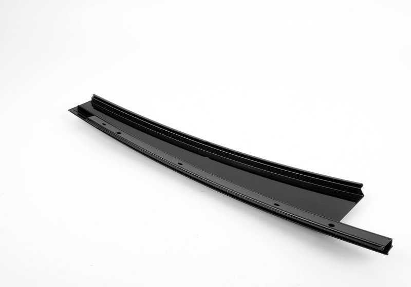 Rear left door B-pillar window frame moulding for BMW E70, E70N (OEM 51357207835). Original BMW.