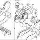 Controlador de climatización trasera OEM 64119215515 para BMW E70, E71, E72. Original BMW.