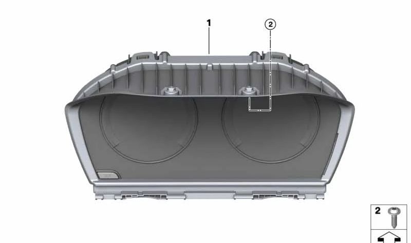 Conjunto de instrumentos para BMW Serie 1 F20N, F21N, Serie 2 F22, F23, F45N, F46N, X1 F48, X2 F39 (OEM 62105A3B663). Original BMW.