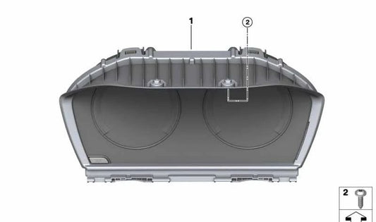 Strumenti impostati per la BMW 1 F20N Series, F21N, Serie 2 F22, F23, F45N, F46N, X1 F48, X2 F39 (OEM 62105A3B663). BMW originale.