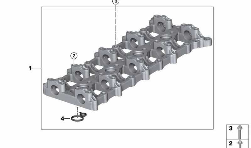 Carcasa de control para BMW F20N, F21N, F40, F22, F23, F44, F45, F46, G42, F30, F31, F34, G20, G21, G28, F32, F33, F36, G22, G23, G26, F10N, F11N, G30, G31, G32, G11, G12, F48, F39, F25, G01, G02, F15, G05, MINI F54, F55, F56, F57, F60 (OEM 11318570145).