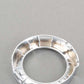 Chrome Ring for BMW E81, E82, E87N, E88, E90N, E91N, E92, E92N, E93, E93N, E84, E71, E89 (OEM 65829353030). Genuine BMW.