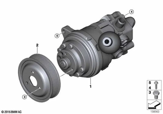 Bomba de tándem para BMW E70 (OEM 32416783962). Original BMW.