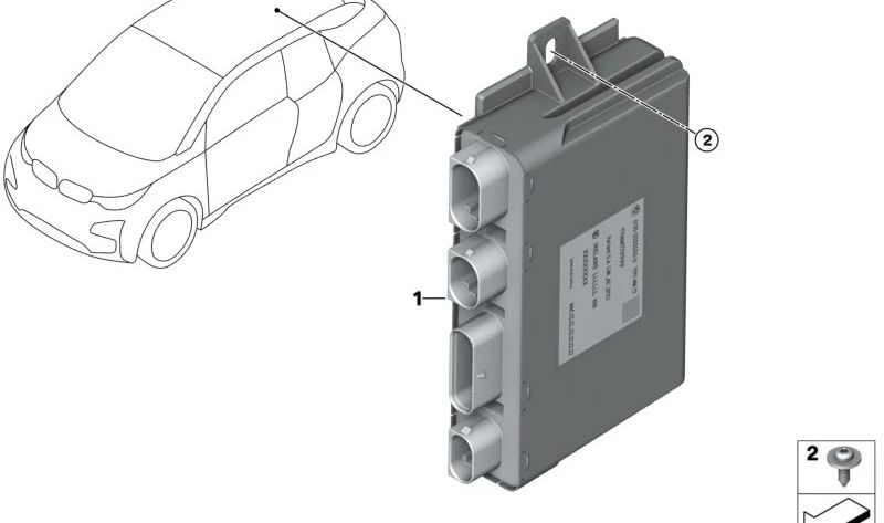 MODULE DE CHARGE OEM LIM 61356828053 pour BMW I3 (I01). BMW d'origine.