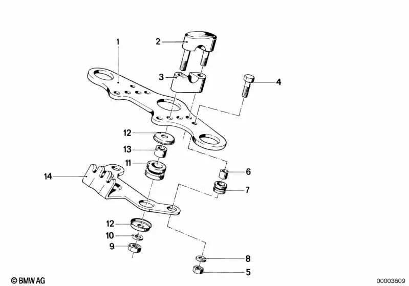 Modelos BMW/Suporte em série (OEM 31421232240). BMW original