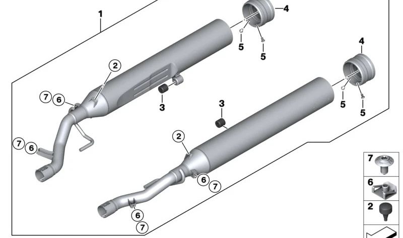 Tornillo de cabeza avellanada M8X12 para BMW Serie 1 F52, Serie 2 F45, F46, X1 F48 (OEM 07147075093). Original BMW