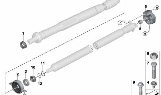 Kit di riparazione della trasmissione per BMW Serie 1 F40, F70 Serie 2 F44, F45, F46, U06 X1 F48, F49, U11 X2 F39, U10 (OEM 26118681576). BMW originale