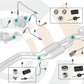 Sonda Lambda de Monitorización para BMW Serie 1 E81, E82, E87, E88 Serie 3 E90, E91, E92, E93 X1 E84 X3 E83N X5 E70 Z4 E89 (OEM 11787545075). Original BMW