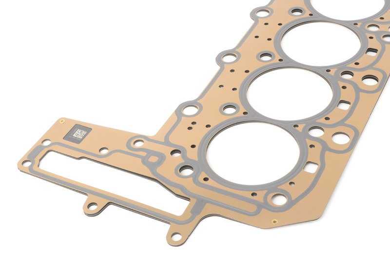 Asbestos-free cylinder head gasket for BMW F30, F31, F34, F32, F33, F36, F07, F10, F11, F06, F12, F13, F01N, F02N, F25, F26, F15, F16 (OEM 11128509153). Genuine BMW