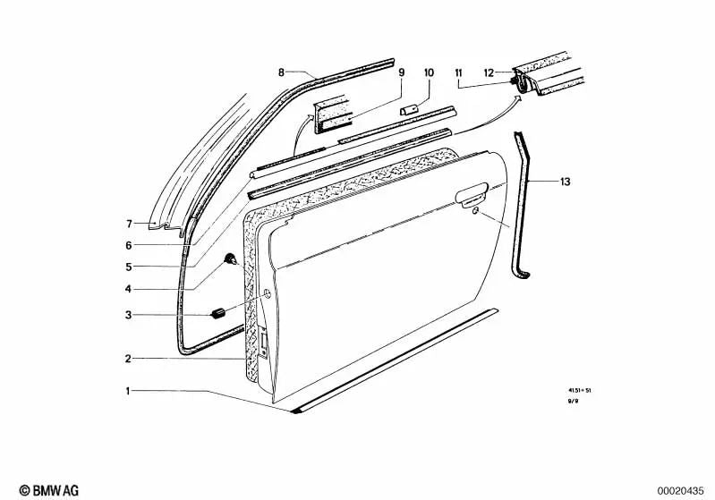 Junta para BMW varios modelos y series (OEM 51216740185). Original BMW