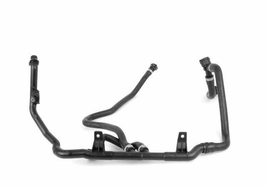 Heizungsrücklaufrohr für BMW 1er E82, E88 3er E90, E91, E92, E93 X1 E84 (OEM 17127548222). Original BMW.