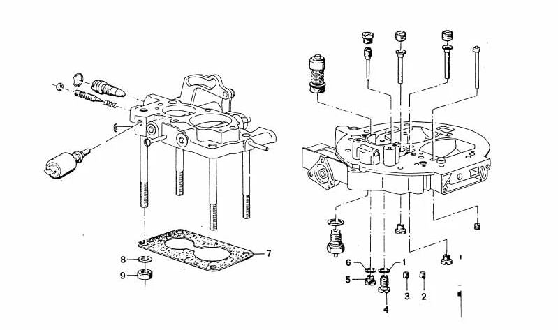 Junta para BMW Serie 5 E12 (OEM 13111263266). Original BMW