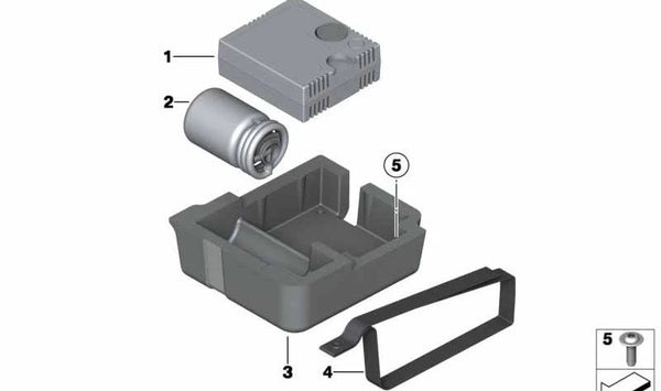 Sistema de Almacenamiento de Movilidad para BMW X3 F25, X4 F26 (OEM 71106794116). Original BMW