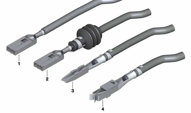 Contacto de resorte Microtimer con cable OEM 12520007251 para BMW {E81, E82, E87, E88, F20, F21, F22, F23, F45, F46, F87, E36, E46, E90, E91, E92, E93, F30, F31, F34, F35, G20, G21, G28, G80, F32, F33, G26, E39, F07, F10, F11, F18, F90, G30, G31, G38