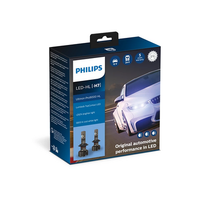 Philips Ultinon Pro9000 LED-HL [~ H7]: Éclairage LED maximal pour les conducteurs exigeants