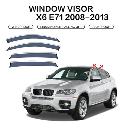 Deflectores de Aire / Visera de Ventana para BMW X6 E71, F16, G06